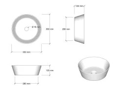 Composição de lavatório duplo de 8 peças ASTRA branco