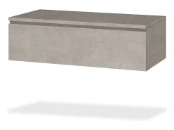 Composição de lavatório duplo de 9 peças nogueira/pedra havana ASTRA