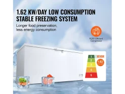 Congelador Horizontal SucceBuy de 488 L com 4 Cestos