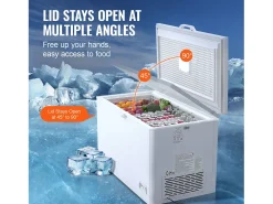Congelador Horizontal SucceBuy de 345 L com 4 Cestos