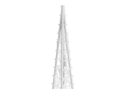 Conj. cones decorativos c/ LEDs azuis acrílico 60/90/120 cm
