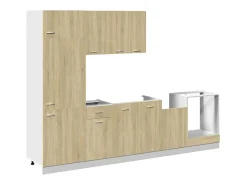 Conj. móveis de cozinha “Lyon” 7 pcs carvalho sonoma