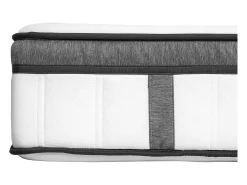 Conjunto 180 x 200 cm king size estrado sommier com espaço de arrumação + colchão com molas ensacadas - OLIANE de Ysmée