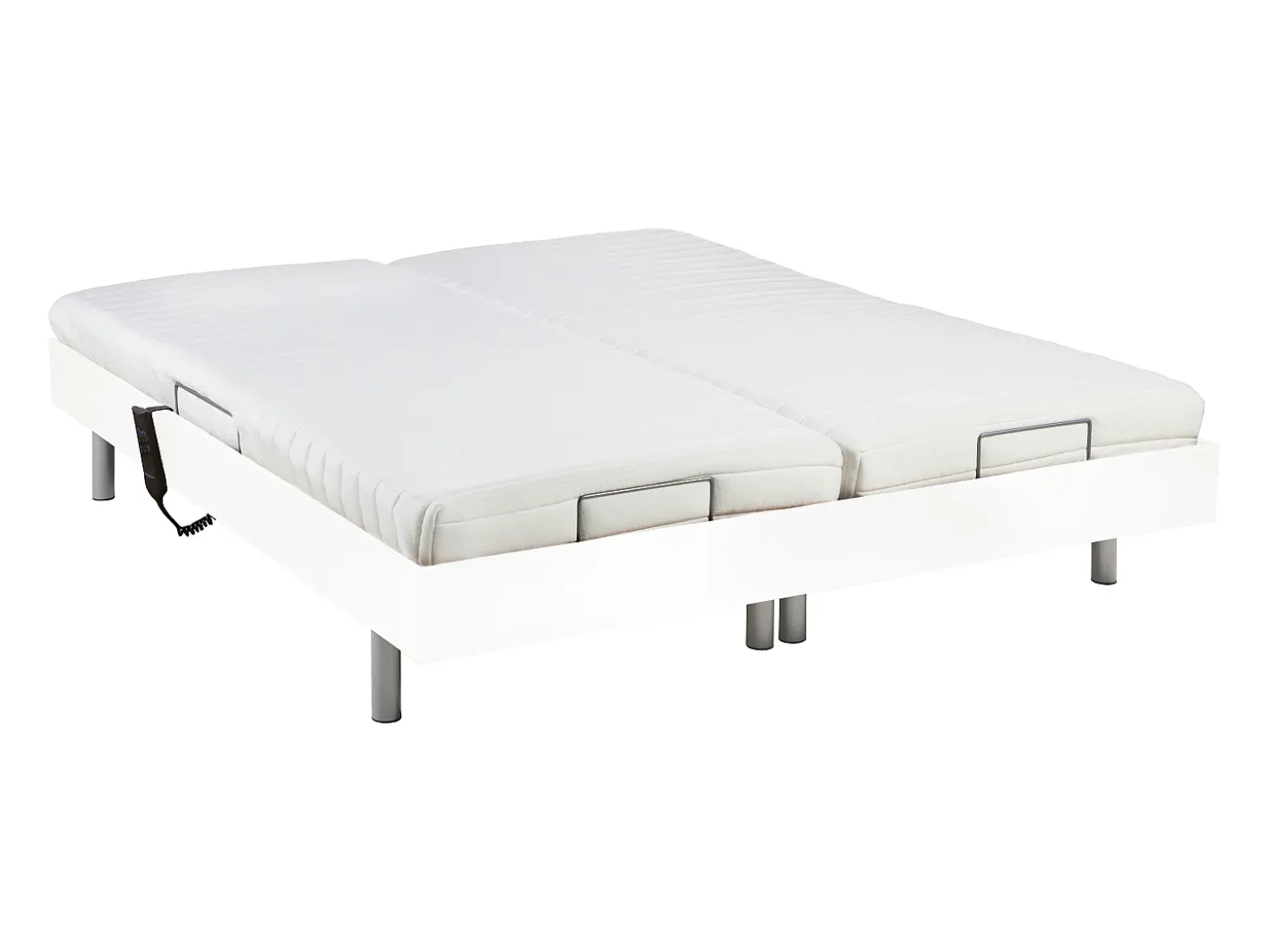 Conjunto articulado terminais e látex CASSIOPEE III 2 x 70 x 190 branco