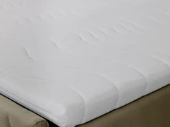 Conjunto artigos cama decorativo sommiers arrumação 160x200 cm veludo taupe MAKANA