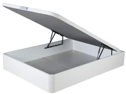 Conjunto artigos cama 140x190cm sommier arrum. branco + colchão molas ensacadas PRESTIGE
