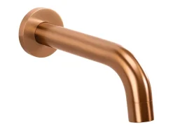 Conjunto Banheira E Chuveiro Embutido Rea Lungo Brush Copper