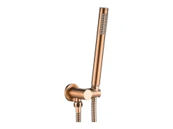 Conjunto Banheira E Chuveiro Embutido Rea Lungo Brush Copper