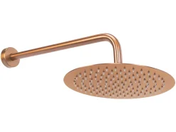 Conjunto Banheira E Chuveiro Embutido Rea Lungo Brush Copper
