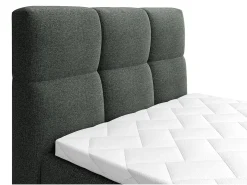 Conjunto boxspring articulado tecido antracite 100x200 cm LODI