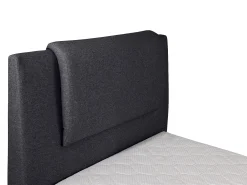 Conjunto boxspring relax CASTEL tecido antracite 100x200cm