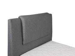 Conjunto boxspring relax CASTEL tecido cinza claro 100x200cm