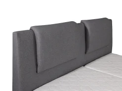 Conjunto boxspring relax CASTEL tecido bege 2x90x200cm