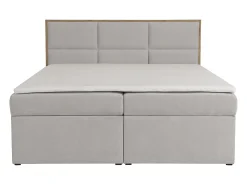 Conjunto completo artigos cama decorativos sommiers arrumação 160x200 cm cinza-claro SIAKI