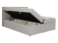 Conjunto completo artigos cama decorativos sommiers arrumação 160x200 cm cinza-claro SIAKI