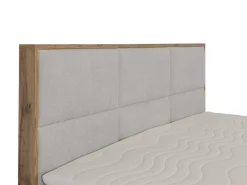 Conjunto completo artigos cama decorativos sommiers arrumação 180x200 cm cinza-claro SIAKI