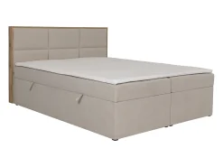 Conjunto completo artigos cama decorativos sommiers arrumação 160x200 cm bege SIAKI