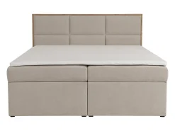 Conjunto completo artigos cama decorativos sommiers arrumação 160x200 cm bege SIAKI