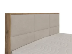 Conjunto completo artigos cama decorativos sommiers arrumação 160x200 cm bege SIAKI