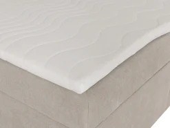 Conjunto completo artigos cama decorativos sommiers arrumação 160x200 cm bege SIAKI