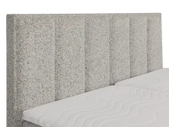 Conjunto completo boxspring elétrica 2 x 90 x 200 cm tecido bege - KALASI de PALACIO