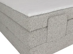Conjunto completo boxspring elétrica 2 x 90 x 200 cm tecido bege - KALASI de PALACIO