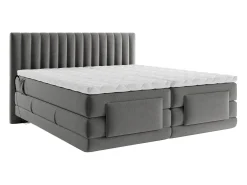 Conjunto completo Boxspring elétrico 2 x 90 x 200 cm king size Antracite Tecido - DONISI de Palacio