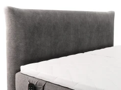 Conjunto completo Boxspring elétrico 2 x 80 x 200 cm queen size Antracite Tecido - ZANORO da Palacio