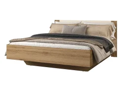 Conjunto Completo VERTIGO – Cama baú 160x200, 2 mesas de cabeceira, armário 4 portas + contorno design