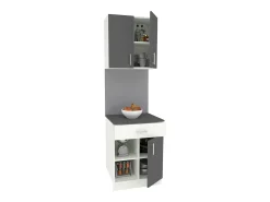 Conjunto Cozinha Berna haaus, Antracite/Branco, L 60 cm