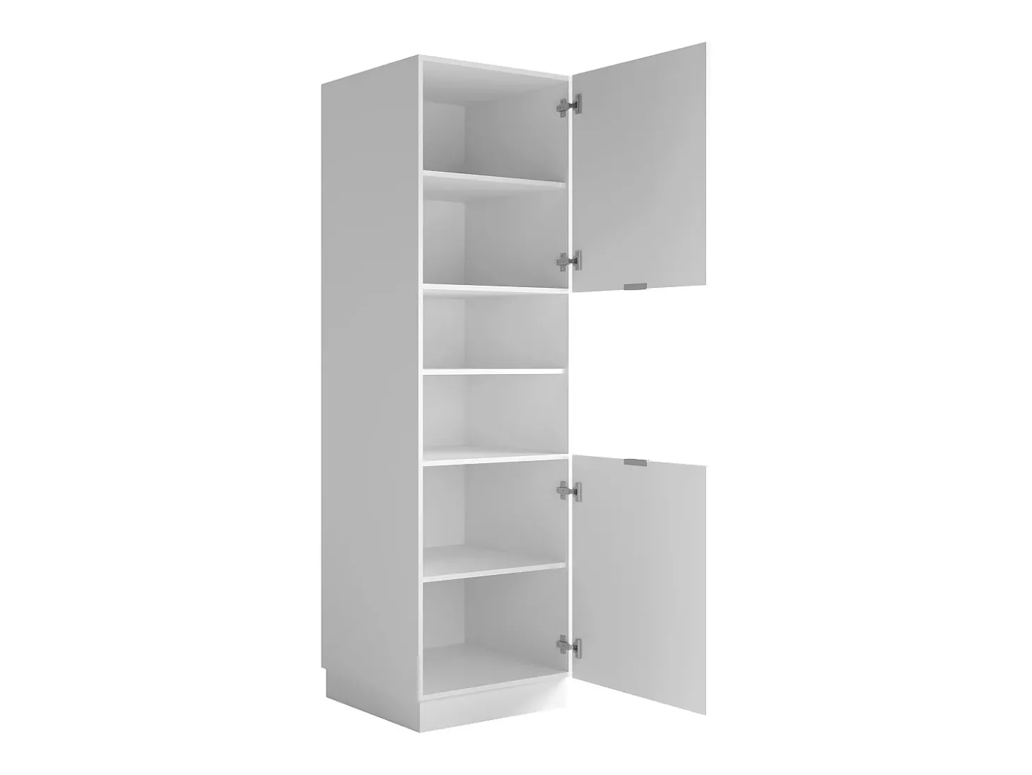 Conjunto cozinha completa + coluna branco e natural - CARMEO