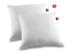 Conjunto de 2 almofadas antiácaros 60 x 60 cm 100% algodão tratado Bio - Abeil