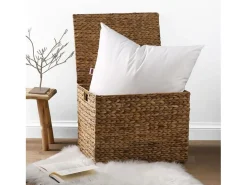 Conjunto de 2 Almofadas Antiácaros Belle Nuit 60x60 cm Branco DODO - Conforto Macio
