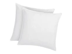 Conjunto de 2 almofadas antiácaros natural Greencare 60 x 60 cm 550 g algodão - AZYLIA
