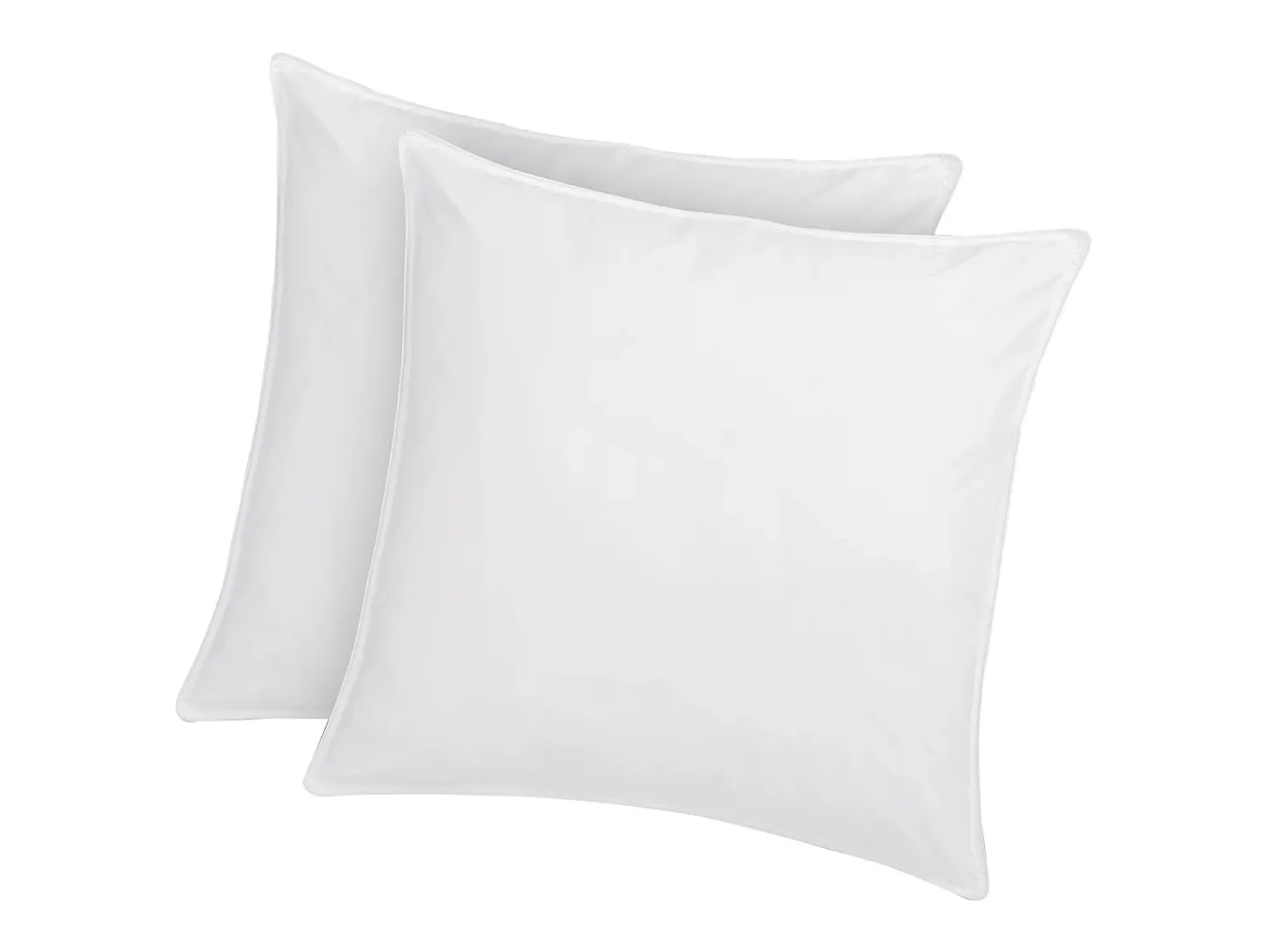 Conjunto de 2 almofadas antiácaros natural Greencare 60 x 60 cm 550 g algodão - AZYLIA