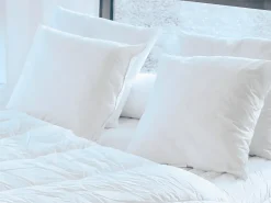 Conjunto de 2 almofadas recicladas 60 x 60 cm da DREAMEA - Capa 100% microfibra - ROSA
