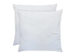 Conjunto de 2 almofadas respiráveis antitranspiração 550 g branco 60 x 60 cm - HAELIA
