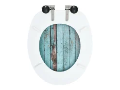 Conjunto de 2 assentos sanitários em MDF com tampas de fechamento suave acabamento em madeira envelhecida 02_0002967
