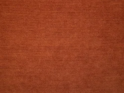 Conjunto de 2 cadeiras com apoios de braço em tecido e metal terracota - HEKA