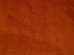 Conjunto de 2 cadeiras com apoios de braço veludo e metal efeito madeira terracota ELEANA