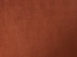 Conjunto de 6 cadeiras com apoios de braço veludo e metal preto, cor terracota ORDIDA