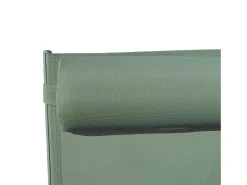 Conjunto de 2 cadeiras de convés GALAPAGOS em sálvia verde textilene - sálvia verde alumínio
