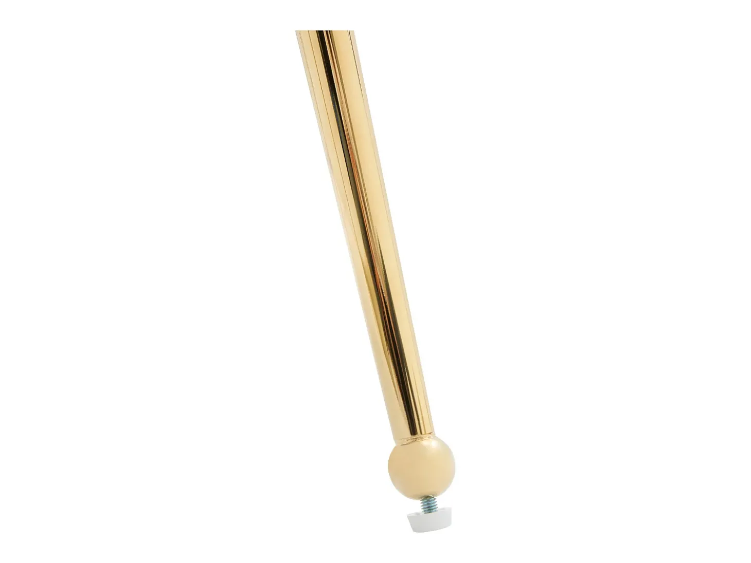 Conjunto de 2 cadeiras em veludo - com braços e pernas em metal dourado - Bege e Dourado