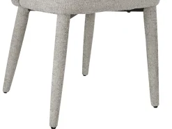 Conjunto de 2 cadeiras em tecido texturizado - Bege - MUKLEA