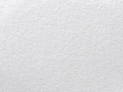 Conjunto de 2 cadeiras em tecido bouclé e aço inoxidável branco - MELBOURNE