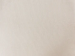 Conjunto de 2 cadeiras em veludo canelado e metal cor creme - MASURIE