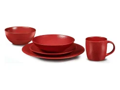 Conjunto de 6 Chávenas de Café & Chá Stone Rouge 28 cl por Médard de Noblat