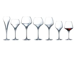 Conjunto de 6 copos de pé Tannic Open Up 55 cl - Coleção design em Kwarx