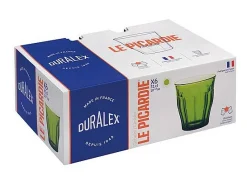 Conjunto de 6 Copos Duralex Picardie Verde Jungle 31 cl - Resistentes e elegantes para todas as ocasiões