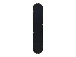 Conjunto de 3 espelhos ovais em metal - L.23 x A.120 cm - Dourado - JAYLEN